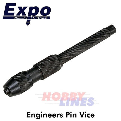 Pin Vice - Capacity 0-1mm Classic Engineers Tool Kit Item Expo Tools 75019
