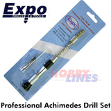 ARCHIMEDES DRILL 5pc Set Professional Quality Expo Tools 75040