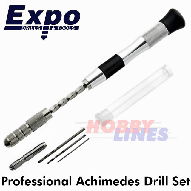 ARCHIMEDES DRILL 5pc Set Professional Quality Expo Tools 75040