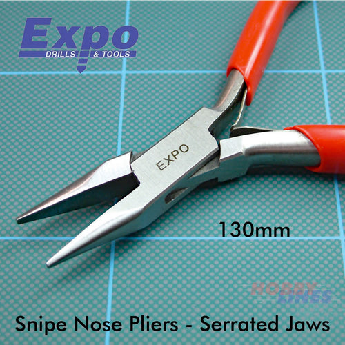 Pro Pliers BOX JOINT PLIER - SNIPE NOSE double leaf spring 75560 EXPO TOOLS