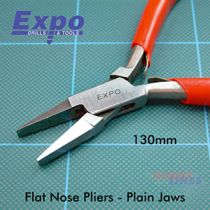 Pro Pliers BOX JOINT PLIER - FLAT NOSE double leaf spring 75561 EXPO TOOLS
