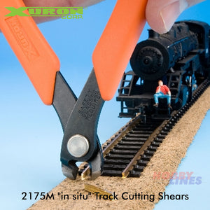 Xuron 2175M "IN SITU" TRACK CUTTING SHEARS flush cutters N/OO/HO model railways