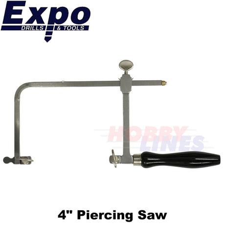 PIERCING SAW 4" German Quality use Piercing / Fretsaw blades Expo Tools 76008