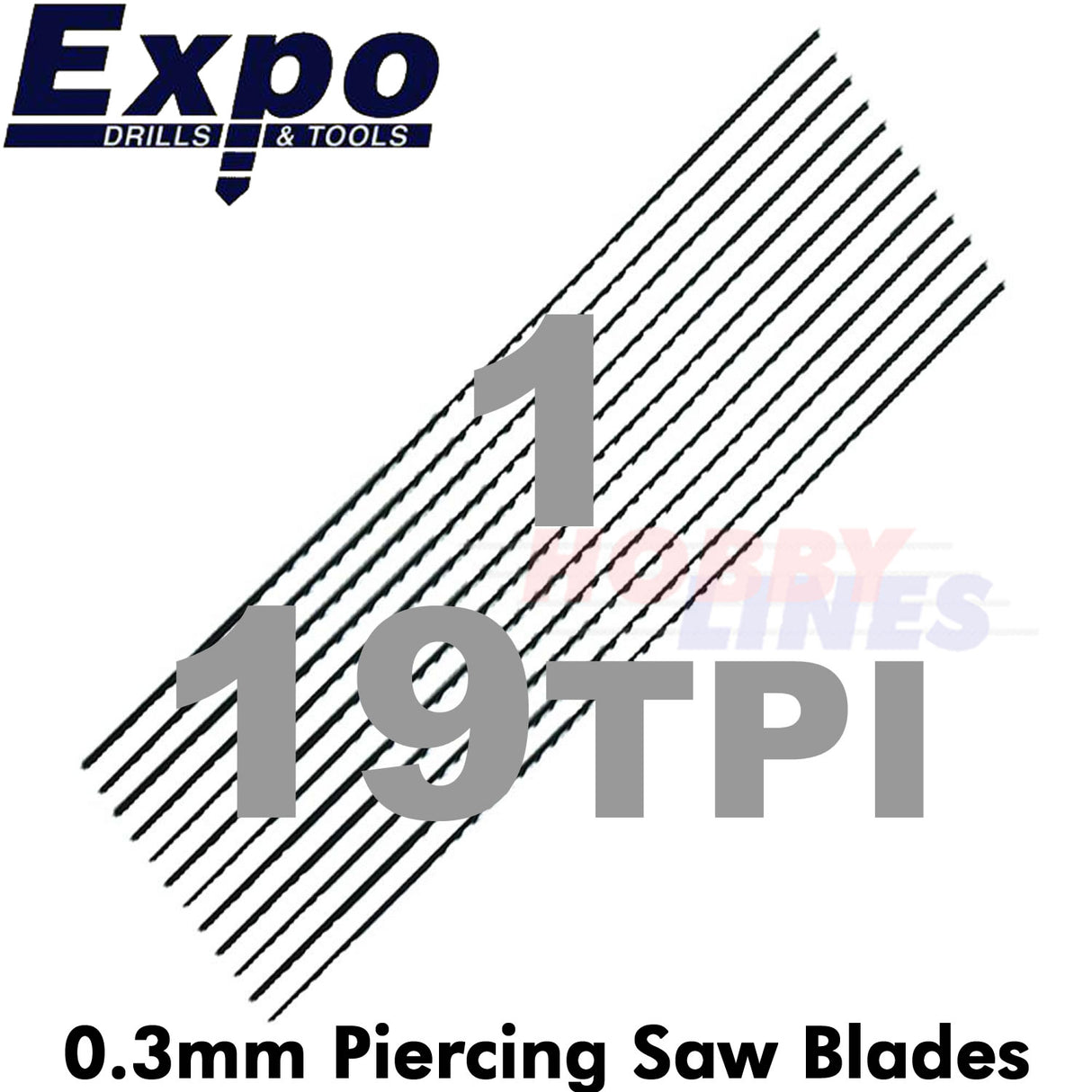 PIERCING SAW BLADES range Swiss Quality packed 12 Sizes from 6/0 - 3 Expo Tools