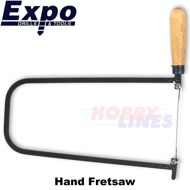 FRETSAW Throat Depth 295mm Hand Fret saw Expo Tools 76042