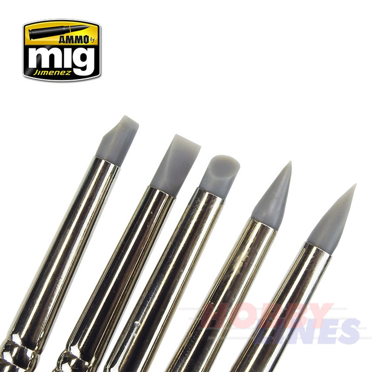 Rubber Brush Set  | Ammo by Mig Jimenez | Mig7606