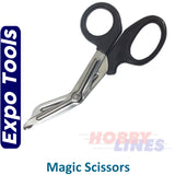 MAGIC SCISS0RS snips thin metal tin brass plastic card plants Expo Tools 76500