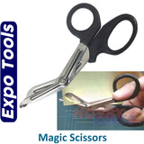 MAGIC SCISS0RS snips thin metal tin brass plastic card plants Expo Tools 76500