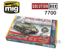 Load image into Gallery viewer, WWII AMERICAN ETO SOLUTION BOX Paint Modelling AMMO By Mig Jimenez MIG7700
