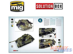 WWII AMERICAN ETO SOLUTION BOX Paint Modelling AMMO By Mig Jimenez MIG7700