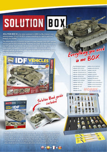 AMMO By Mig Jimenez MIG7701 IDF VEHICLES SOLUTION BOX 7701 Miltary Model Paint