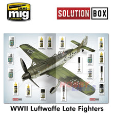 Load image into Gallery viewer, WWII LUFTWAFFE LATE FIGHTERS SOLUTION BOX Paint Model AMMO By Mig MIG7702
