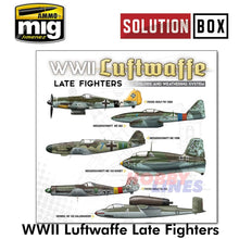 Load image into Gallery viewer, WWII LUFTWAFFE LATE FIGHTERS SOLUTION BOX Paint Model AMMO By Mig MIG7702
