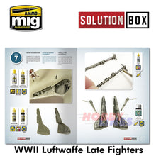 Load image into Gallery viewer, WWII LUFTWAFFE LATE FIGHTERS SOLUTION BOX Paint Model AMMO By Mig MIG7702
