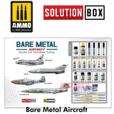 BARE METAL AIRCRAFT Colours & Weathering System Solution Box AMIG7721 Ammo Mig