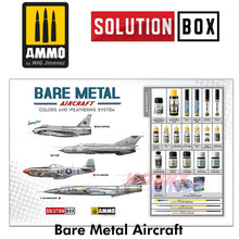 Load image into Gallery viewer, BARE METAL AIRCRAFT Colours &amp; Weathering System Solution Box AMIG7721 Ammo Mig
