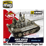 WHITE WINTER CAMOUFLAGE SET Super Pack Paint Modelling AMMO Mig Jimenez MIG7802