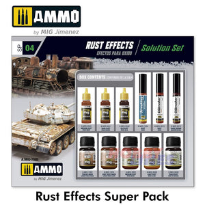 Rust Effects Super Pack Solution Box Diorama groundwork AMMO Mig Jimenez MIG7805