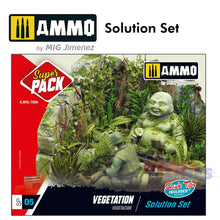 Load image into Gallery viewer, VEGITATION Super Pack Solution Box Diorama groundwork AMMO Mig Jimenez MIG7806
