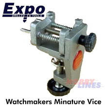 Load image into Gallery viewer, Watchmakers Minature Vice with bench clamp Expo Tools 79500
