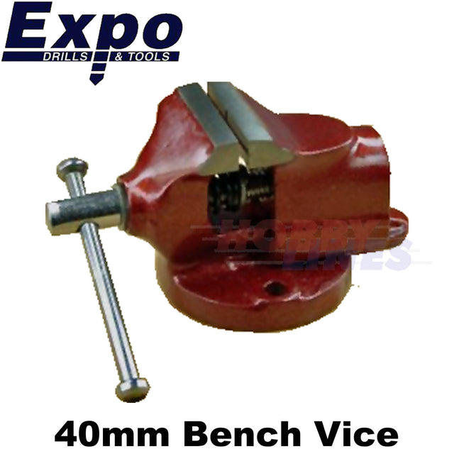 40mm BENCH VICE Pearl Finish Superior 30mm capacity Screw to bench EXPO 79502