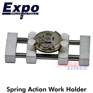 Work Holder for ciruclar items Spring action Wheel Watch Co  Expo Tools 79505
