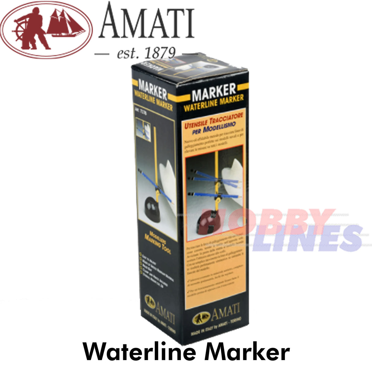 WATERLINE MARKER Mark parallel waterlines on hulls & measurements Amati 7378