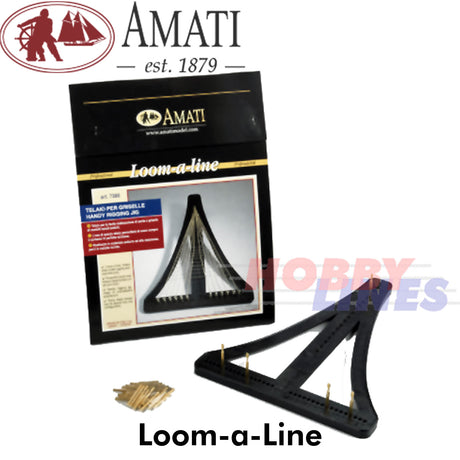 LOOM-A-LINE Model Ship Sail Rigging Jig makes easier correct tension Amati 7380