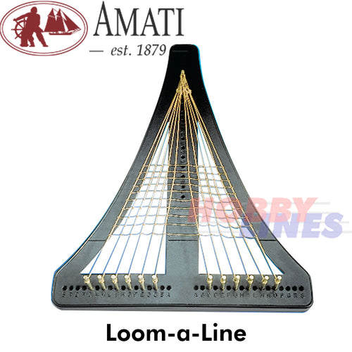 LOOM-A-LINE Model Ship Sail Rigging Jig makes easier correct tension Amati 7380