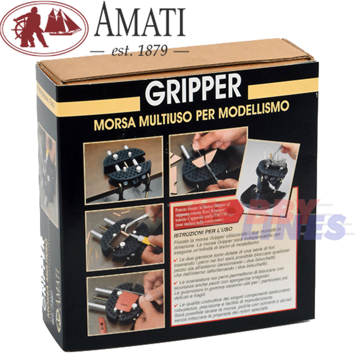 GRIPPER BENCH VICE 4 pegs Modellers Multipurpose Versatile Tool Amati 7387