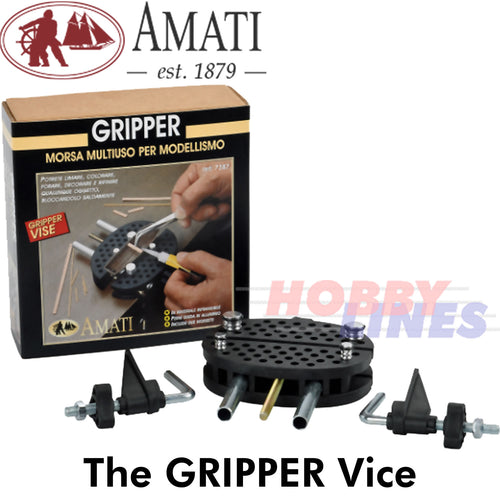GRIPPER BENCH VICE 4 pegs Modellers Multipurpose Versatile Tool Amati 7387