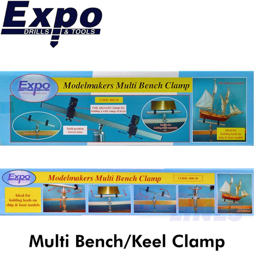 KEEL CLAMP Vice Boat Ship Building Model makers Multi Bench Expo Tools 80030