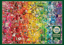 Load image into Gallery viewer, Cobble Hill Shelley Davies COLOURFUL RAINBOW 1000pc Jigsaw Puzzle 80295
