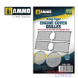 KING TIGER TANK ENGINE COVER GRILLS 1:35 Detail up Paint Model AMMO Mig AMIG8082