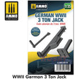 3 TON JACK GERMAN WWII Military 1:35 Detail up Paint Model AMMO Mig AMIG8115