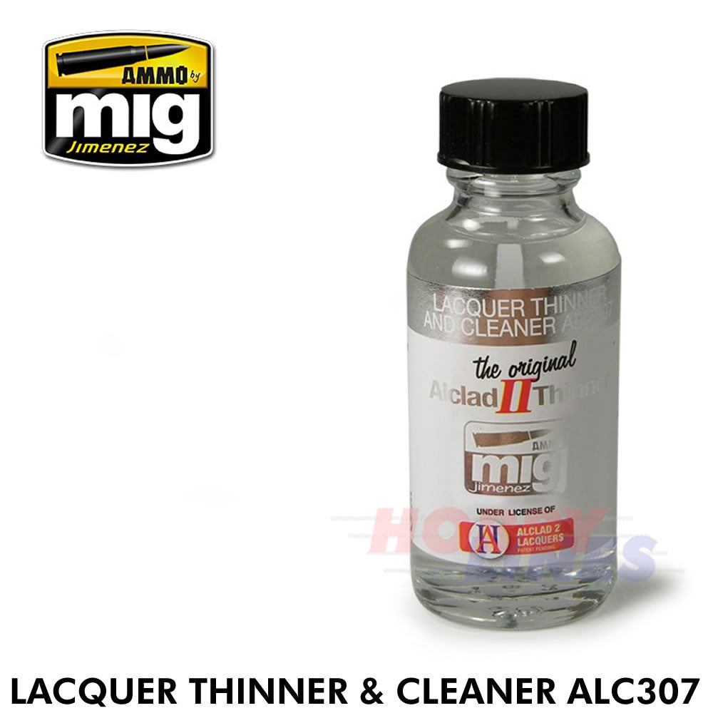LACQUER THINNER AND CLEANER ALC307 Lacquer thinner 30ml AMMO Mig Jimenez Mig8200