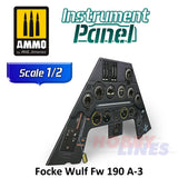 Focke Wulf Fw 190 A-3 - Aircraft Instrument Panel 1:2 scale AMMO by Mig8283