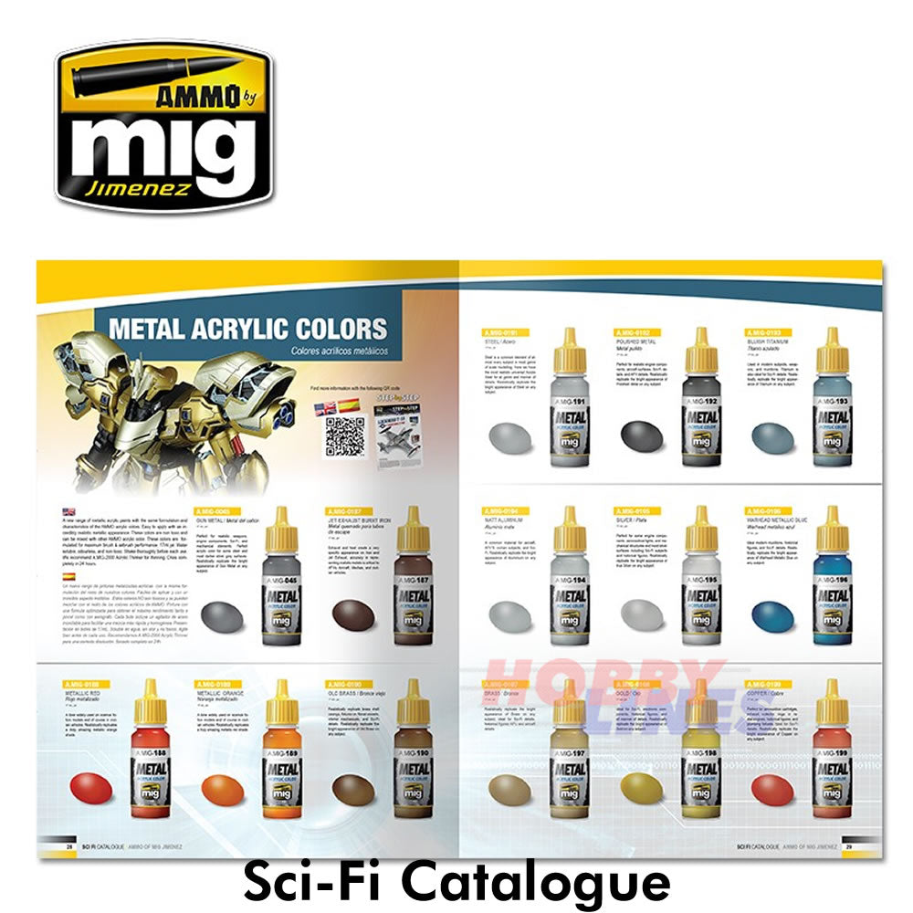 AMMO SCI-FI CATALOGUE 2019 edition 52 pages Full Colour AMMO Mig Jemenez Mig8302