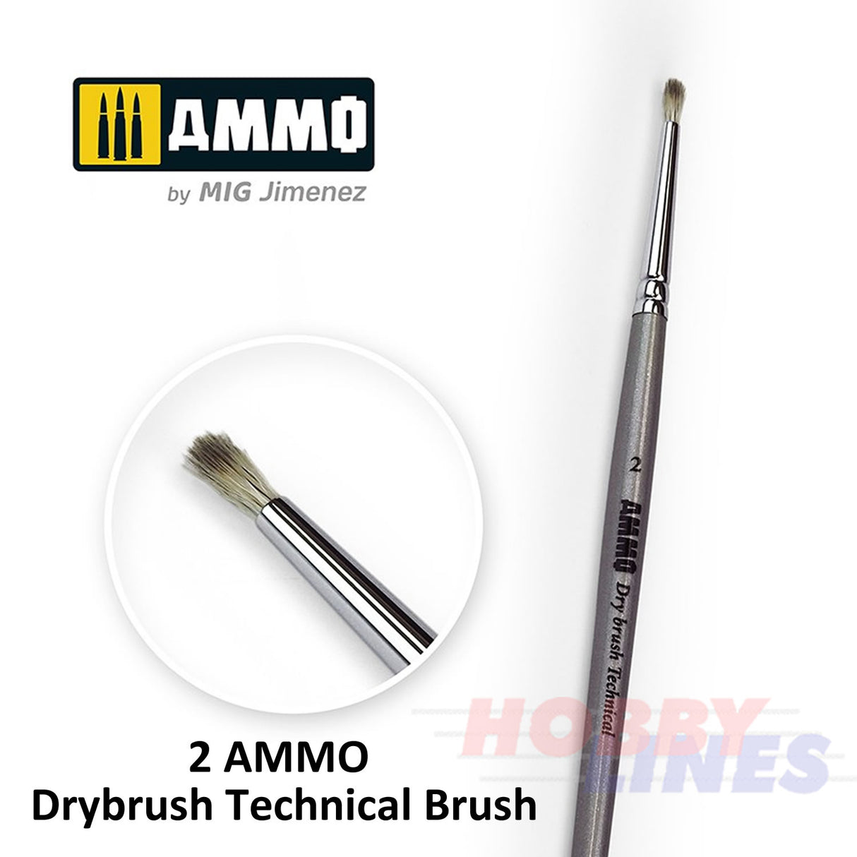 DRYBRUSH TECHNICAL BRUSH Range Dry Brushes Technique AMMO Mig Jimenez