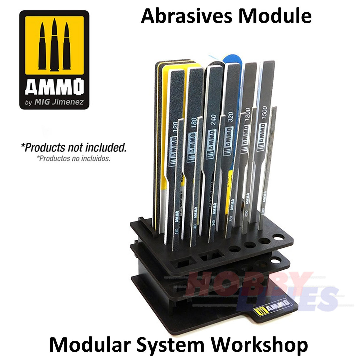 Modular System Workshop ABRASIVES MODULE organizer AMMO Mig Jimenez Mig8872