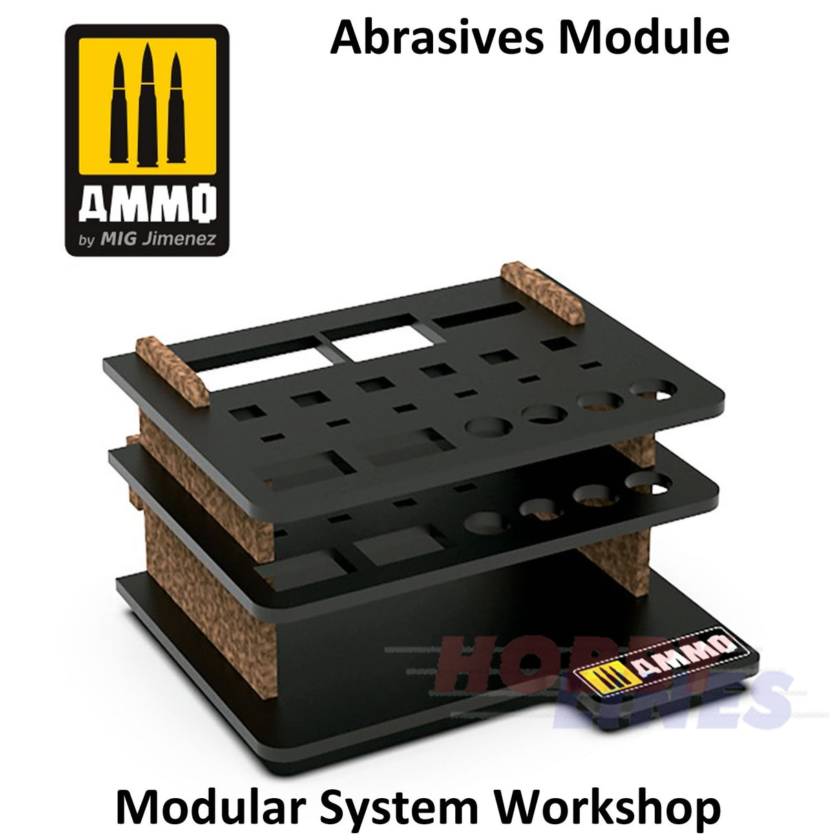 Modular System Workshop ABRASIVES MODULE organizer AMMO Mig Jimenez Mig8872