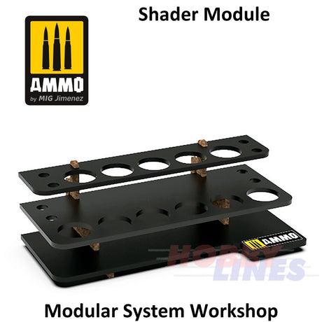 Modular System Workshop SHADER MODULE organizer holder AMMO Mig Jimenez Mig8880