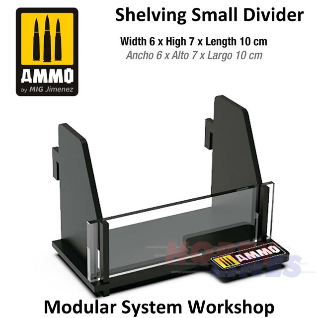 Modular System Workshop SHELVING + DIVIDER organizer AMMO Mig Jimenez Mig8883