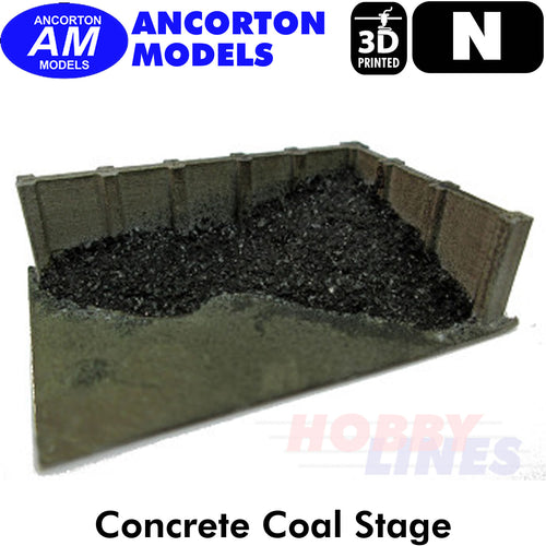 CONCRETE COAL STAITHE 3D Printed Ready to Plant N 1:148 Ancorton Models N3CCS1