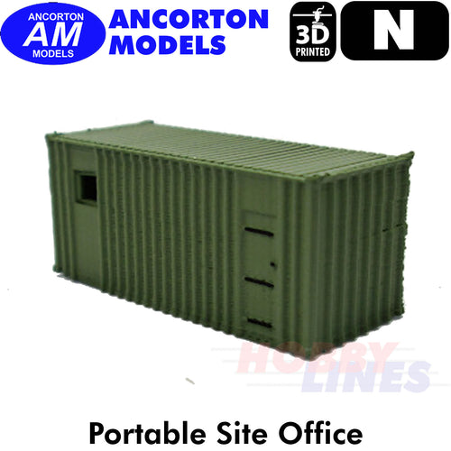 PORTABLE SITE OFFICE 3D Printed Ready to Plant N 1:148 Ancorton Models N3PCB1