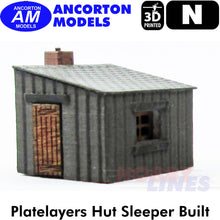 Load image into Gallery viewer, PLATELAYERS HUT 3D Printed Ready to Plant N gauge 1:148 Ancorton Models N3LB5
