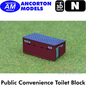 PUBLIC CONVENIENCE 3D Printed Ready to Plant N gauge 1:148 Ancorton Models N3TB3