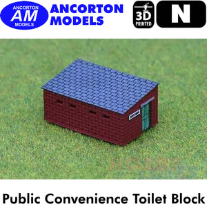 PUBLIC CONVENIENCE 3D Printed Ready to Plant N gauge 1:148 Ancorton Models N3TB3