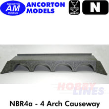 Load image into Gallery viewer, ARCH CAUSEWAY Viaduct top (useNBR4b) laser cut kit N 1:148 Ancorton Models NBR4a
