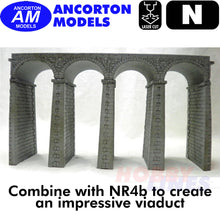 Load image into Gallery viewer, ARCH CAUSEWAY Viaduct top (useNBR4b) laser cut kit N 1:148 Ancorton Models NBR4a
